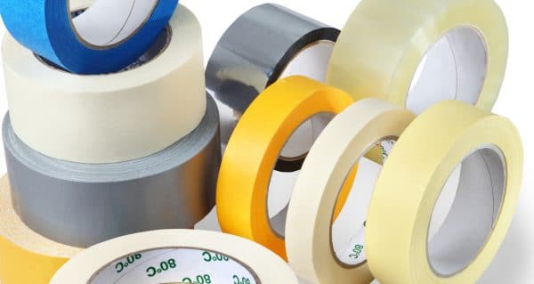 Several rolls of packing tapes