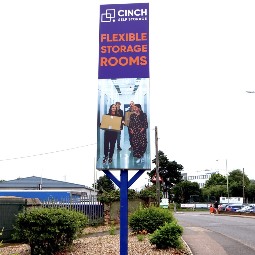 Storage Units Sign on roadside