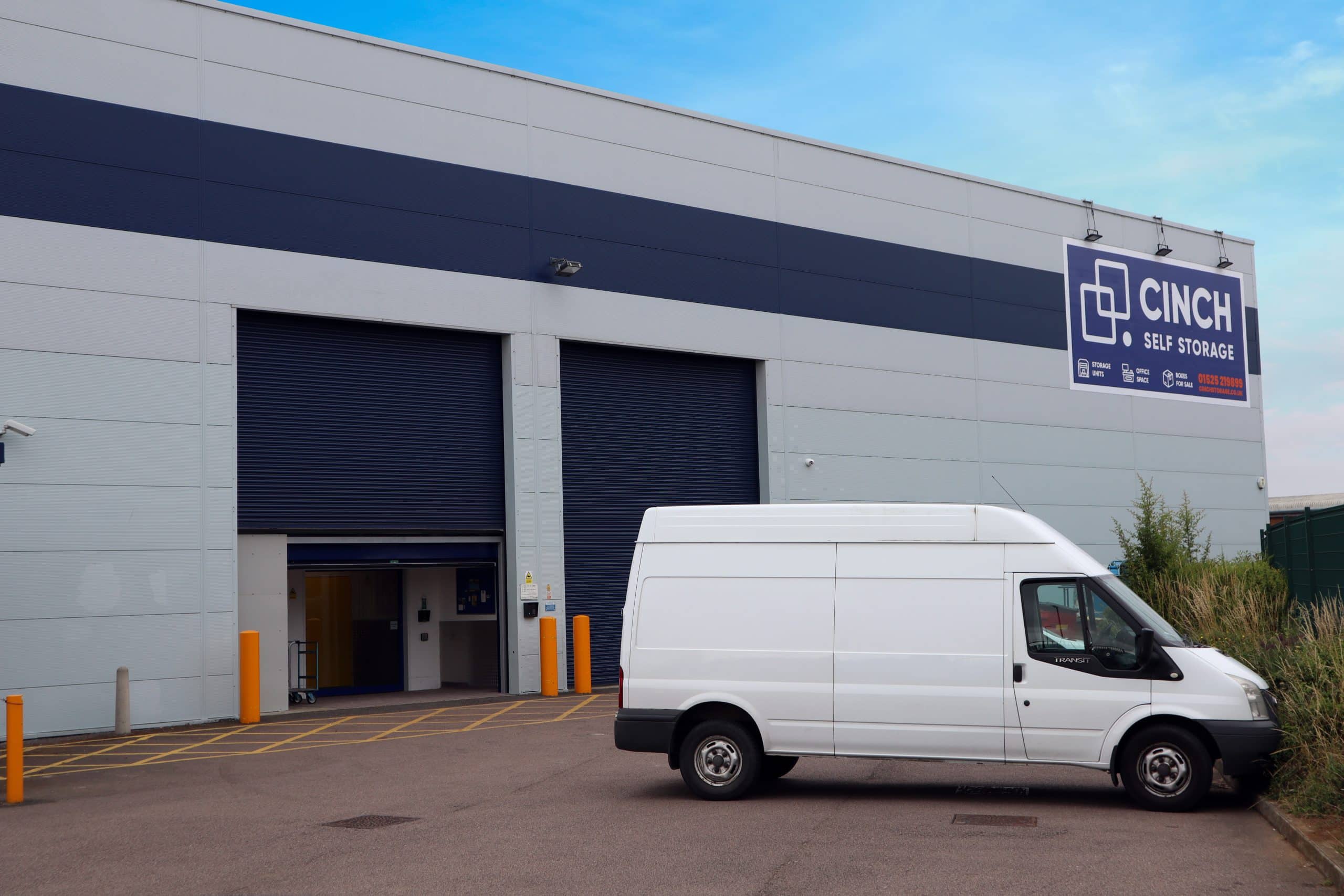 Van Outside Industrial Storage Huntingdon Facility